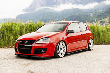2007 Volkswagen Golf GTI - Rotiform TUF-R - Silver Wheel Pros